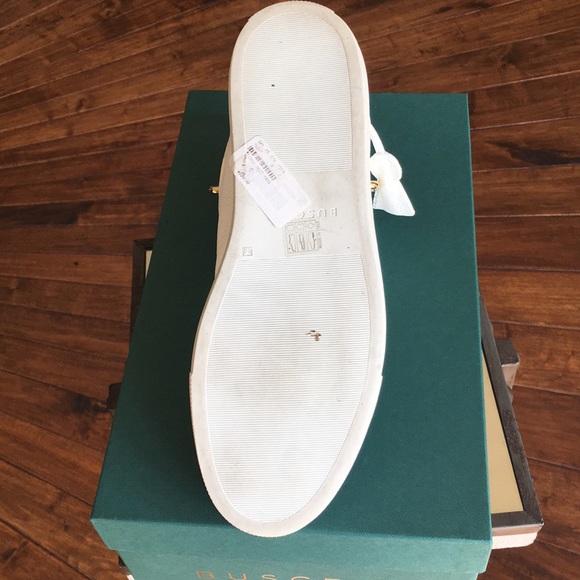 Buscemi 100MM White/Gold Sneakers (Sz 44/US 11) - Picture 4 of 5